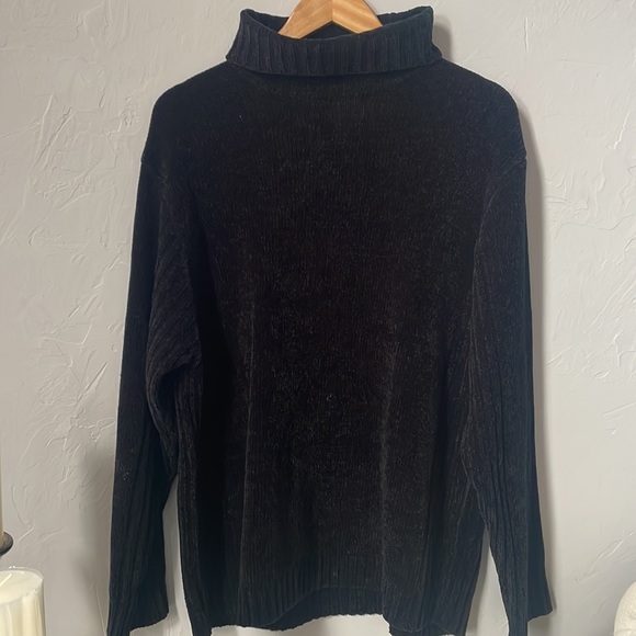Cortina Men's Black Turtle Neck Sweater - Picture 4 of 6